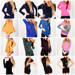 pose della modella - pose of the model