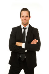 Smiling business man