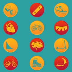 extreme sport modern icon