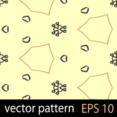 Swirls ribbons pattern