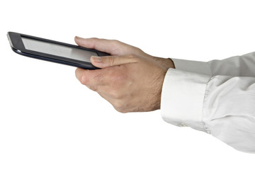 Tablet in hand