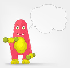 Funny Monster. Gym.