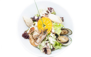 Салат из морепродуктов