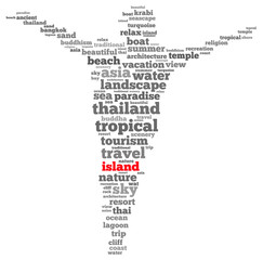 Fototapeta na wymiar island info-text graphics and arrangement concept