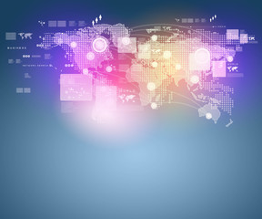 Obraz premium Internet concept illustration