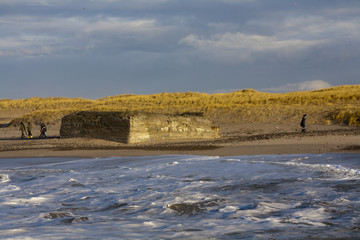 Bunker am Strand