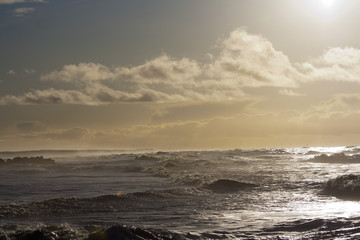 Sonne über dem Meer