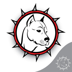 Staffordshire terrier sign