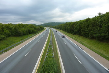 Fototapeta premium Autobahnverkehr