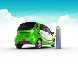 auto ecologica con distributore © CenturionStudio.it