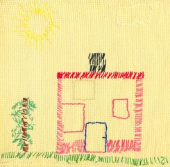 Child's embroidery