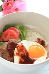 hawaiian cuisine, Locomoco rice bowl