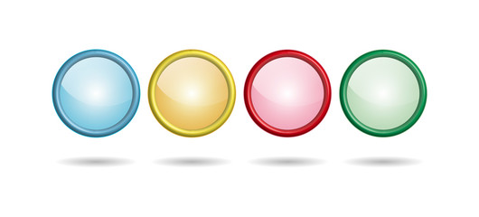 shiny color circles