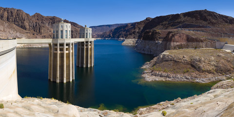 Lake Mead at Hoover Dam Panorama