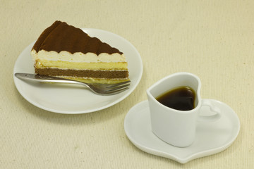 cake and coffee