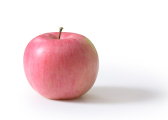 red apple Isolated on white background