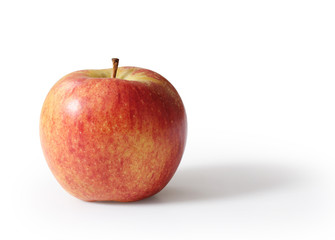 red apple Isolated on white background