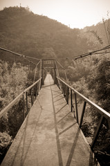 Obraz premium suspension bridge