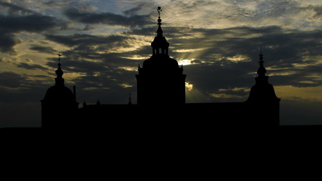 Sweden Kalmar castle sunset