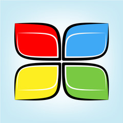 Symbol window background. EPS10