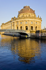 Bode museum and Spree river