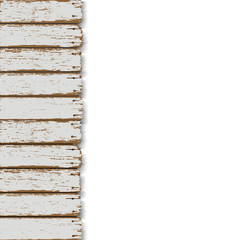 Vector background with old wooden fence