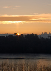 Obraz premium Sun Pillar