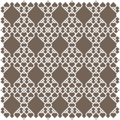 White pattern in islamic style