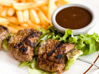 Chicken skewers