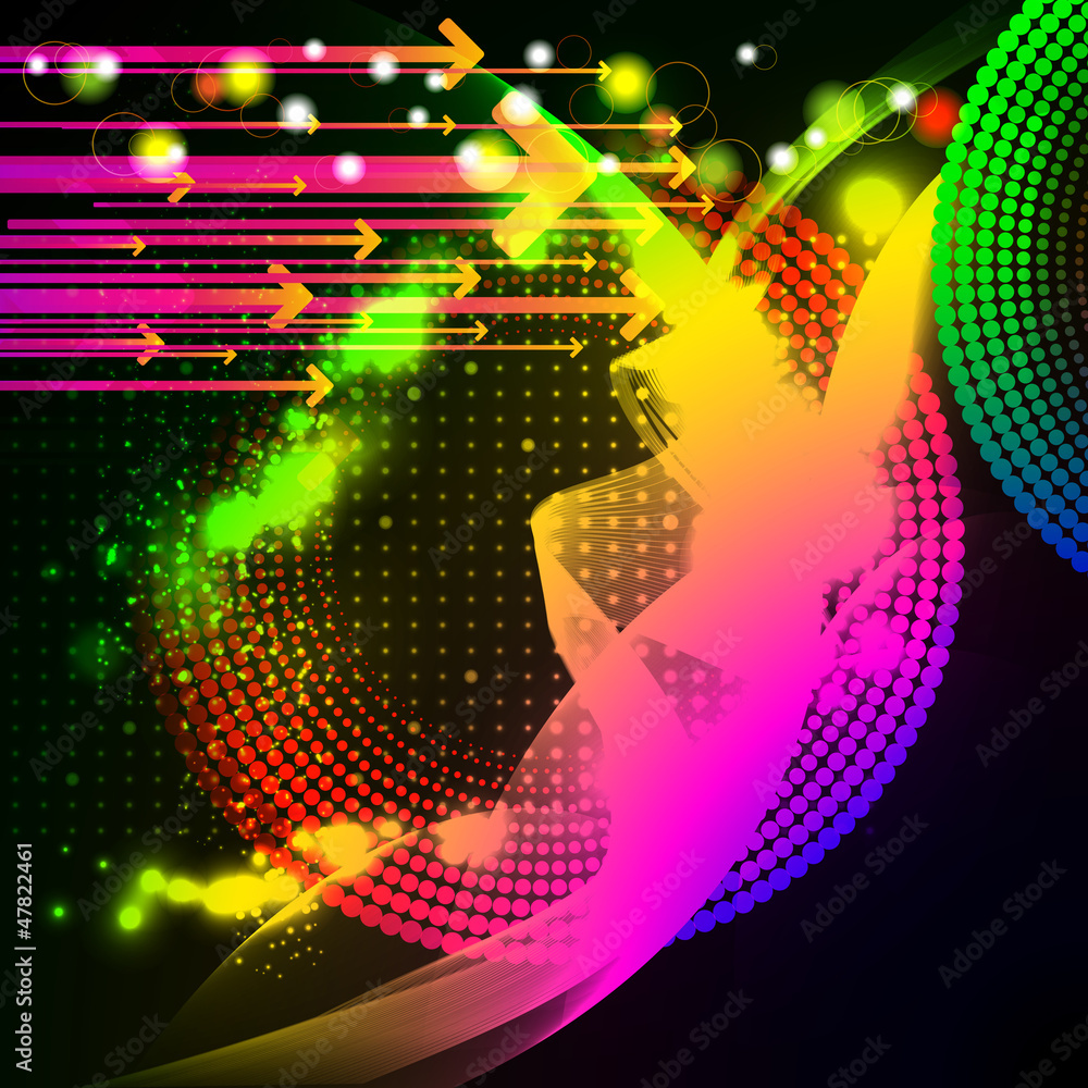 Poster abstract design background