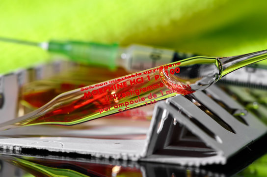 ampoules de morphine,hopital