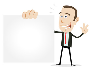 Cartoon Businessman VCard