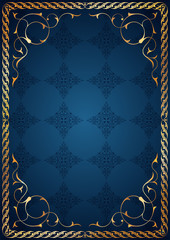 Kapak desenleri mavi sabit fonda