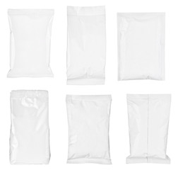 white paper bag package