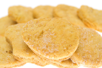 Chip cookie isolated on white background