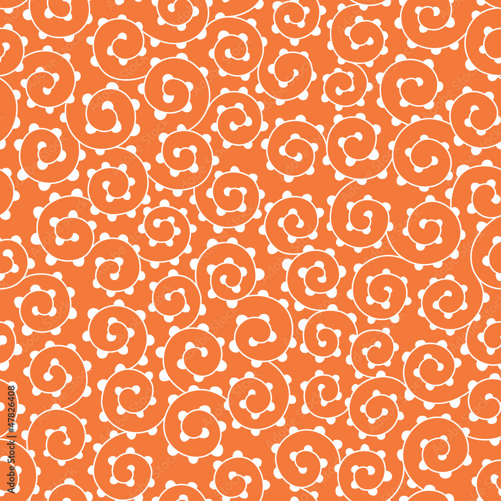 Poster seamless abstract pattern with spirals. vector illustration