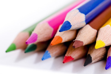 Pencils crayons pyramid