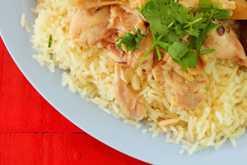 Hainanese chicken rice
