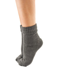 gray socks isolated