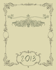 2013 new year background