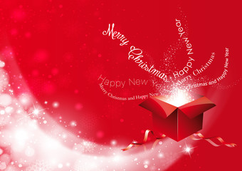 Christmas card - Merry Christmas and Happy new year