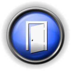 Glass exit door icon