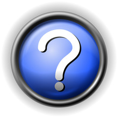 Glass question icon