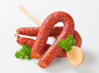 Spicy sausages