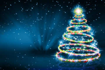 best Christmas tree background
