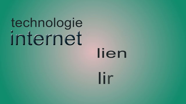 testo animato in varie lingue