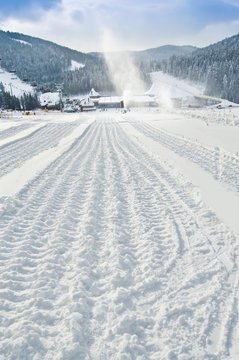 snowcat trail