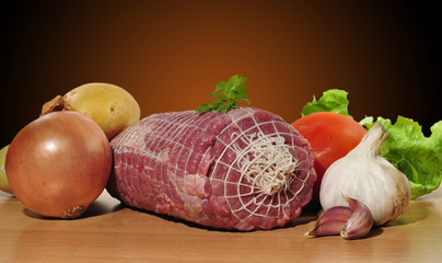 Preparando un asdo de ternera. © Sergio Martínez