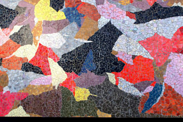 Ceramic multi-colored background