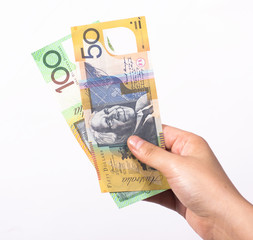 Australian Currency close-up